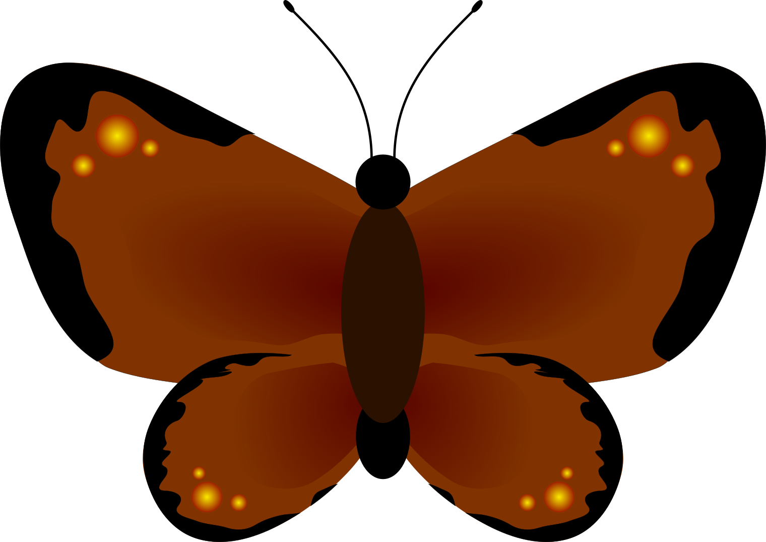 15+ Vector BUTTERFLIES Transparent .PNG and .SVG File | FREE to
