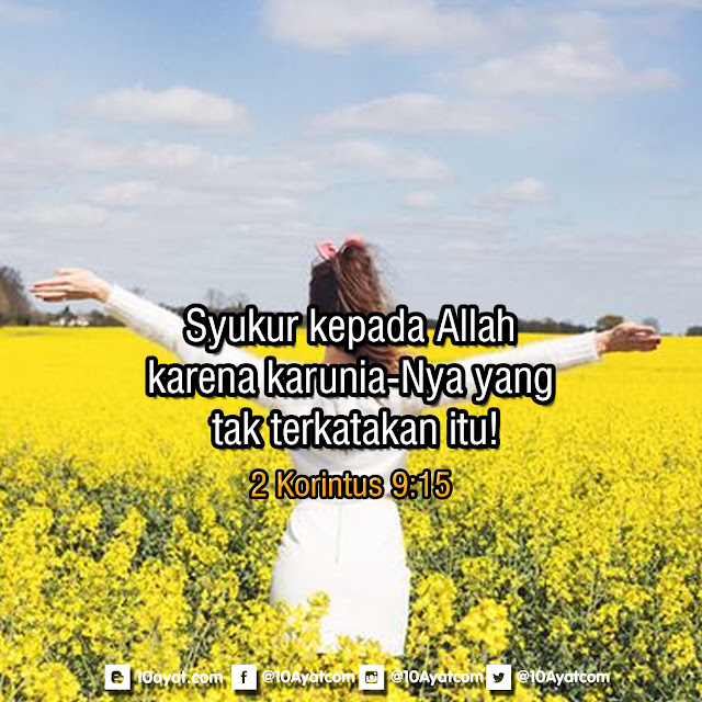2 Korintus 9 15