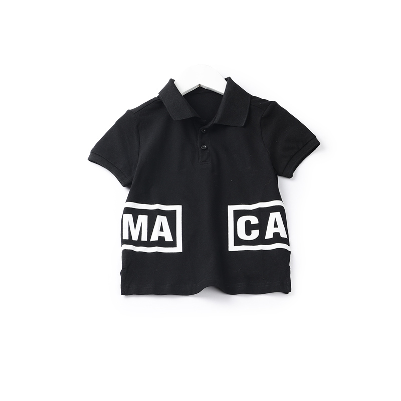 Áo Polo Trẻ Em Cotton Tay Ngắn In Chữ – GUANGZHOU 158221