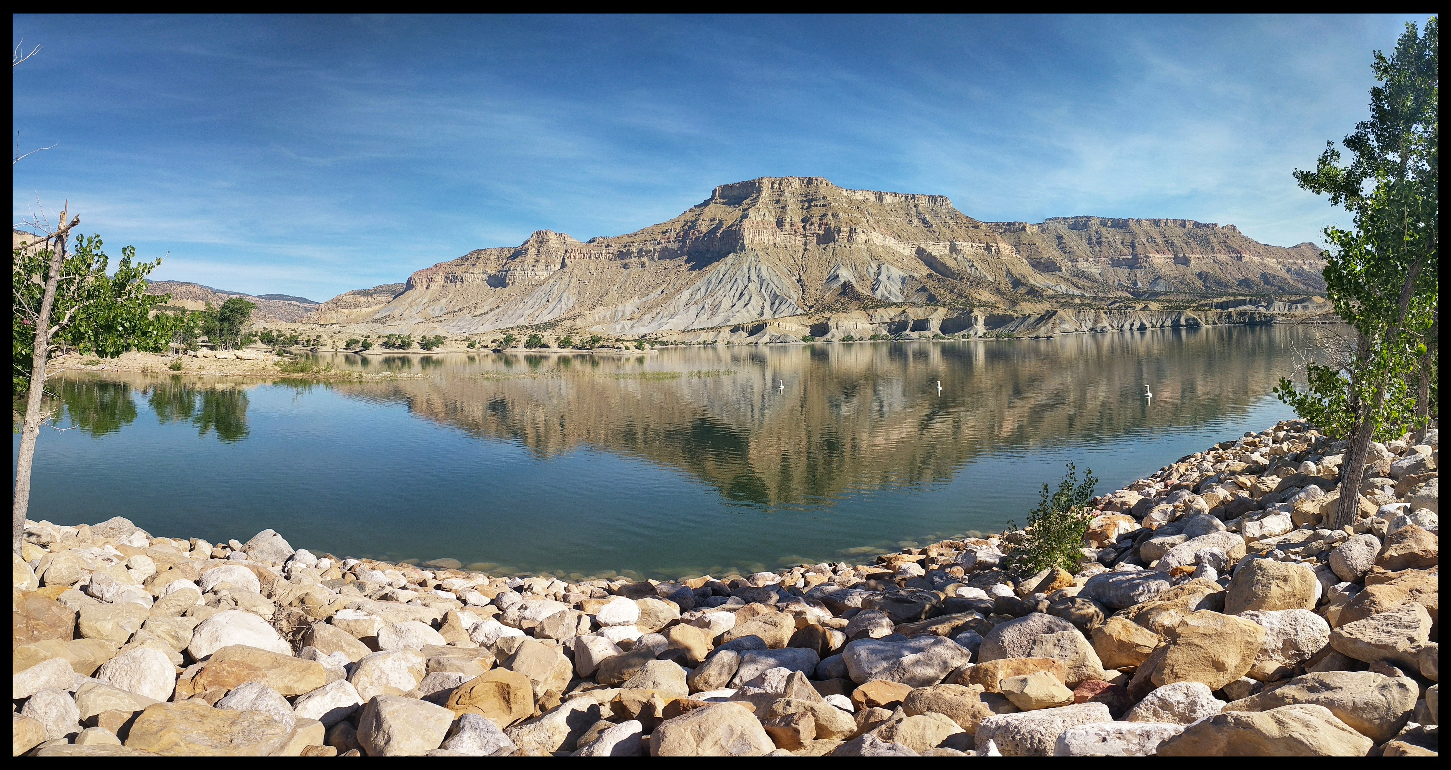 Millsite Resevoir Ferron Utah in 360 Degrees for Kayaking and Fishing