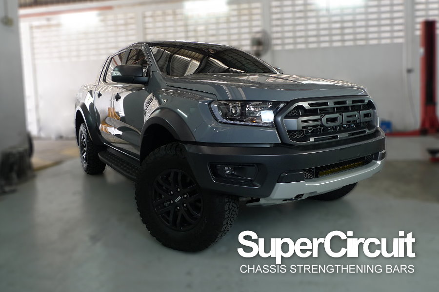 SUPERCIRCUIT CHASSIS STRENGTHENING BARS Ford Ranger Raptor Front