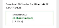 minecraft pe shader download