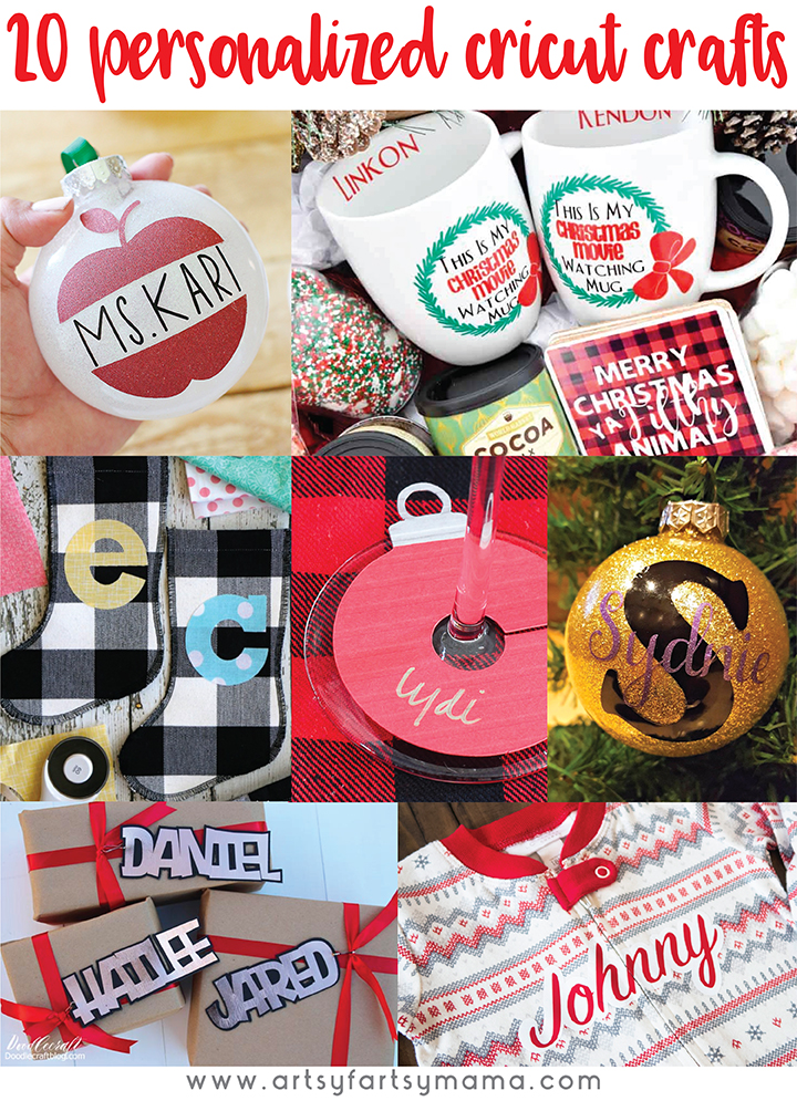 20+ Personalized Cricut Christmas Crafts