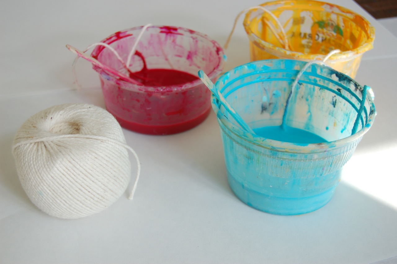 hand to art: Make it Mondays! String Painting