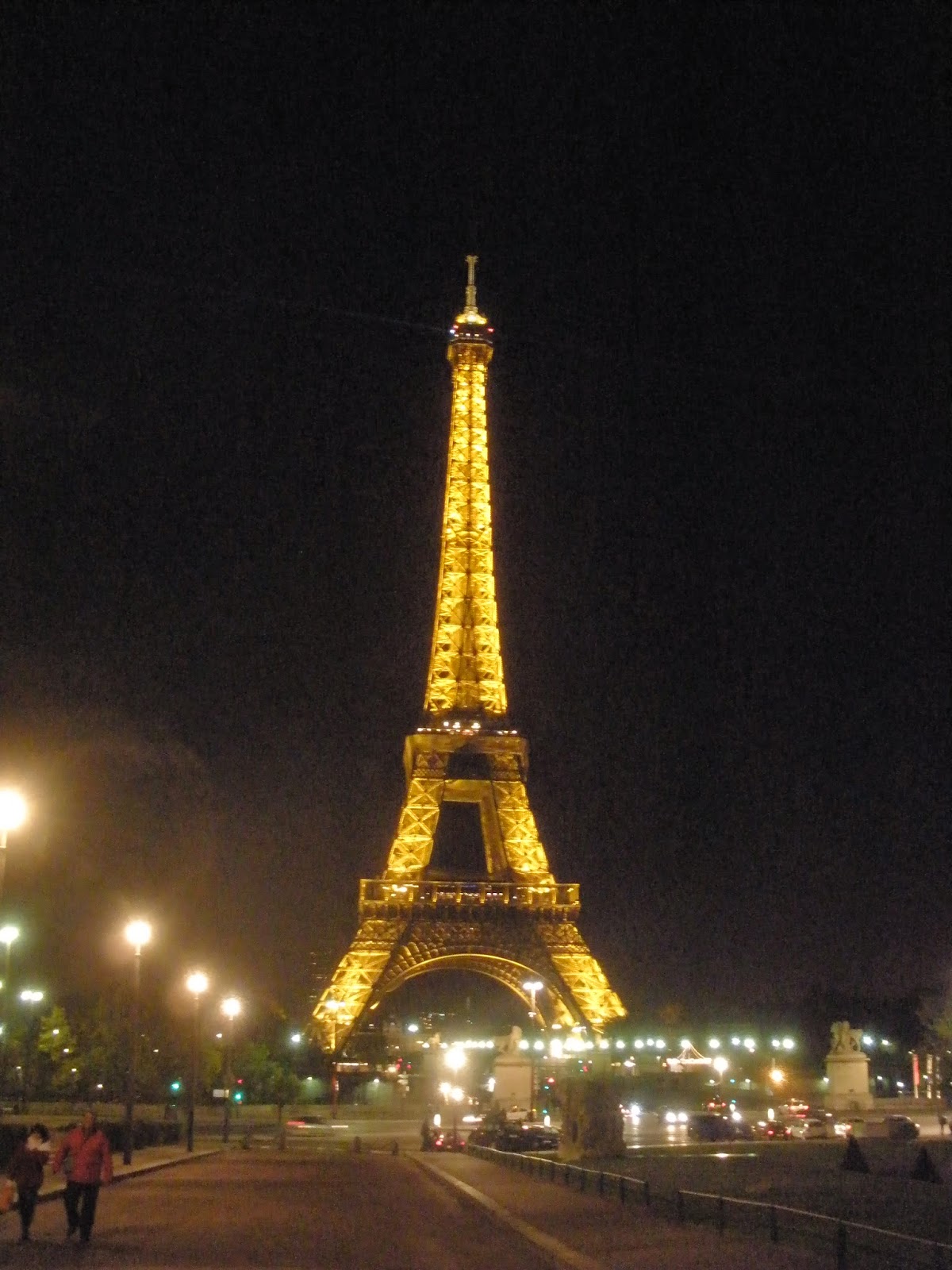Torre Eiffel, vista nocturna