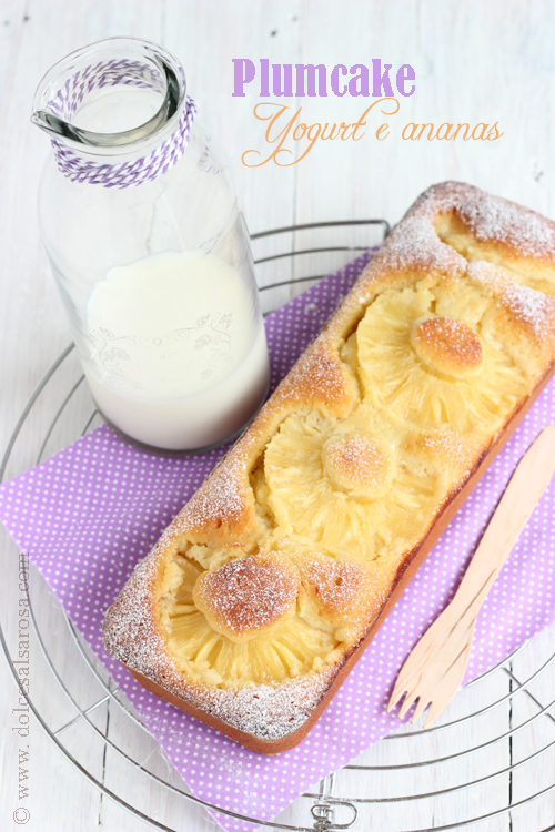 plumcake yogurt e ananas