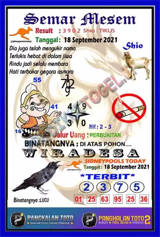 Prediksi Syair Sdy 18 September 2021 Pangkalantoto