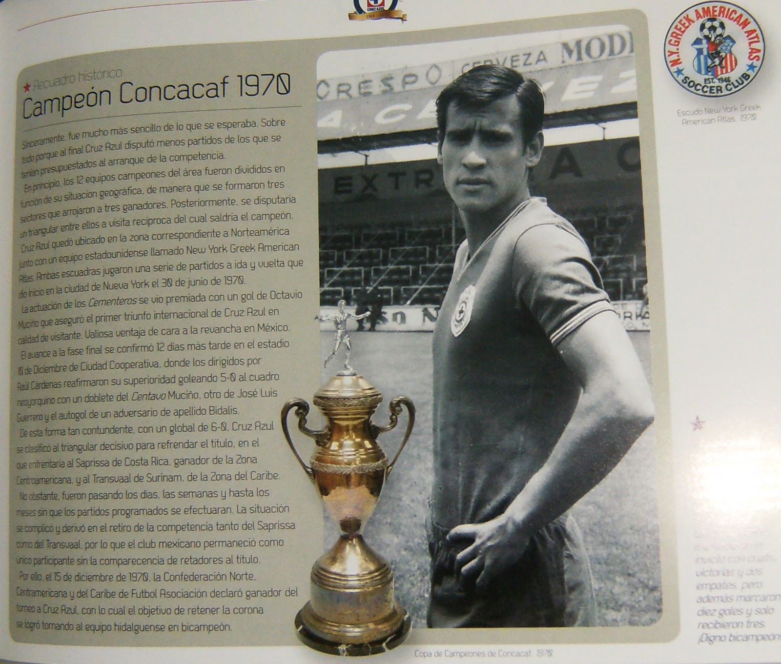 . Segunda Copa de Campeones CONCACAF 1970