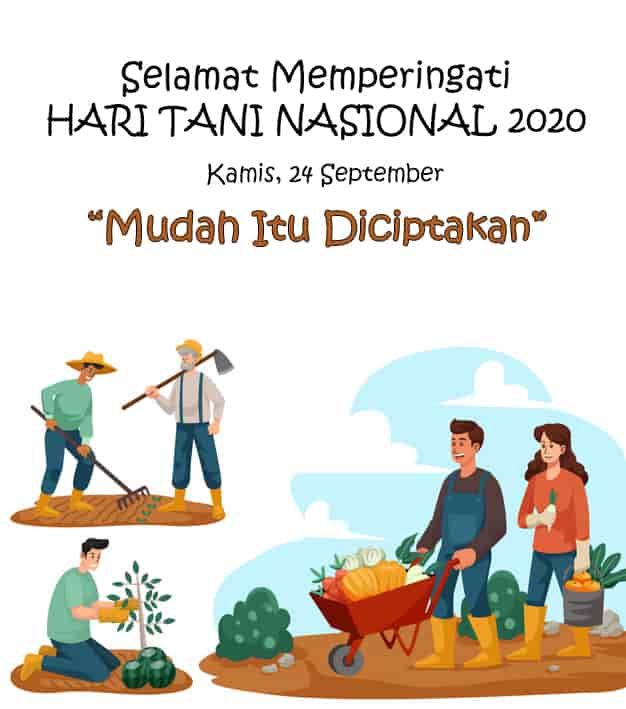 5 Gambar Ucapan Hari Tani Nasional 2020 Review Teknologi Sekarang