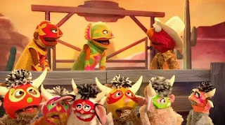 Elmo the Musical Cowboy the Musical, the Count By Two Kid, Double Double Dude Dude Ranch Ranch, velvet, Sesame Street Episode 4419 Judy and the Beast season 44