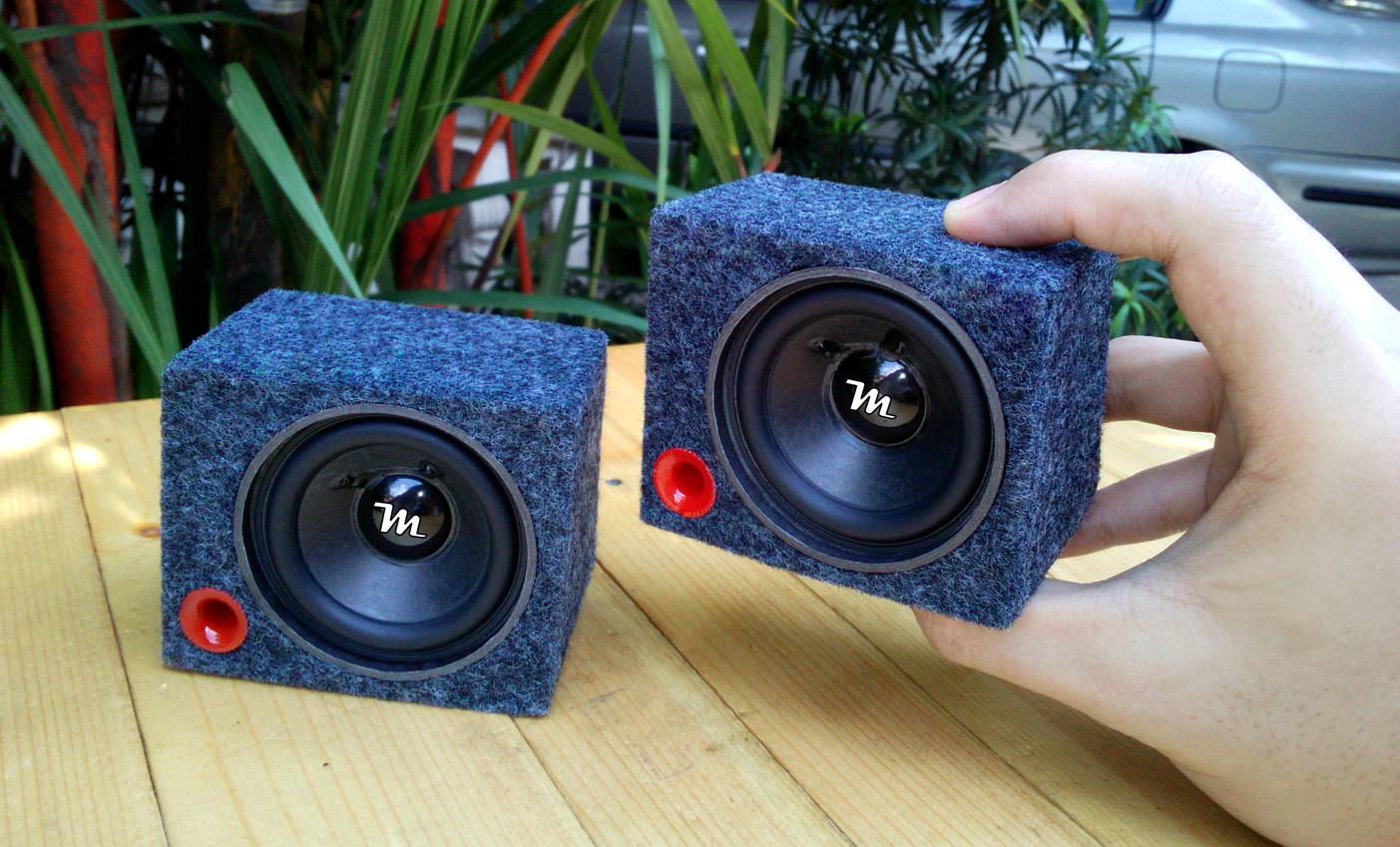 DIY Mini Subwoofer Bass Test Music Mini Subwoofer