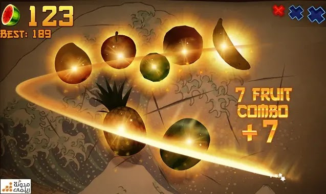 تحميل لعبة تقطيع الفواكه Fruit Ninja للأندرويد