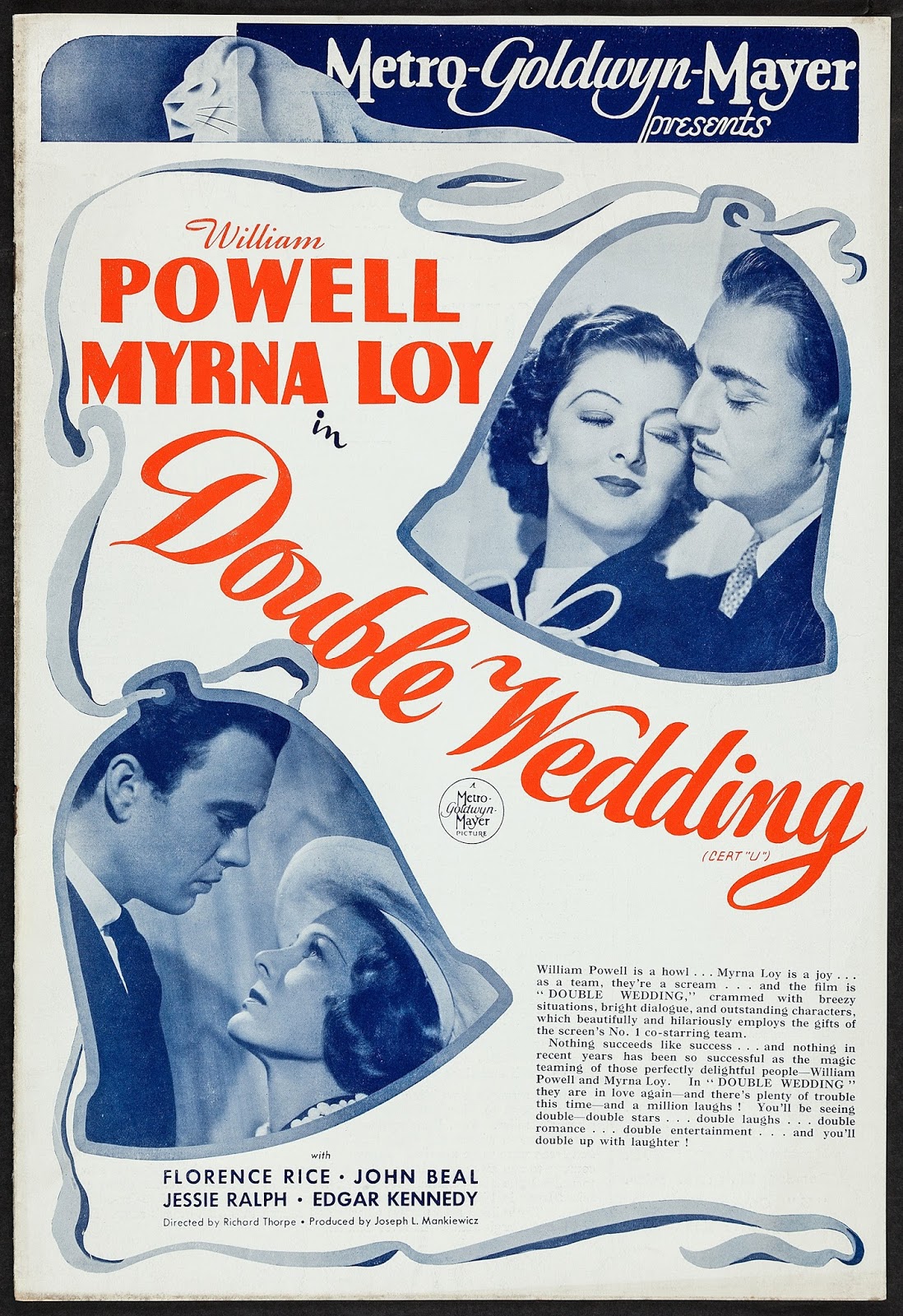 Pop Culture Safari Vintage Movie Poster Double Wedding