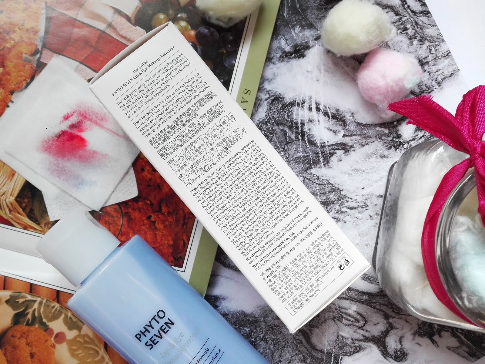 [Review] The SAEM PHYTO SEVEN Lip & Eye Makeup Remover Beauty