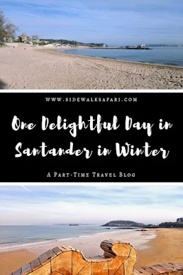 One Day in Santander in Winter (Pinterest Pin)