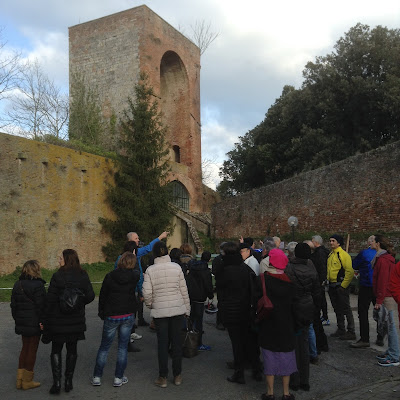 Siena: tratto di mura in Campansi