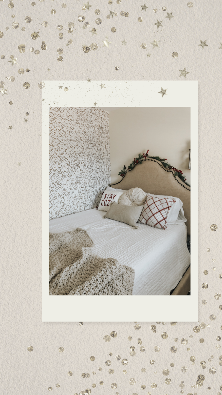How I Decorated My Bedroom For Christmas 2019 | Affordable by Amanda
