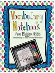 https://www.teacherspayteachers.com/Product/Vocabulary-Notebook-for-Bigger-Kids-822597