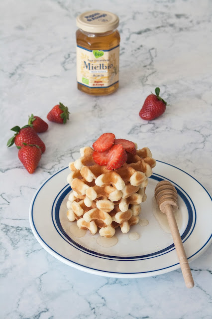 La ricetta dei Waffle al miele