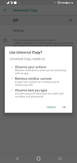 peringatan aplikasi universal copy