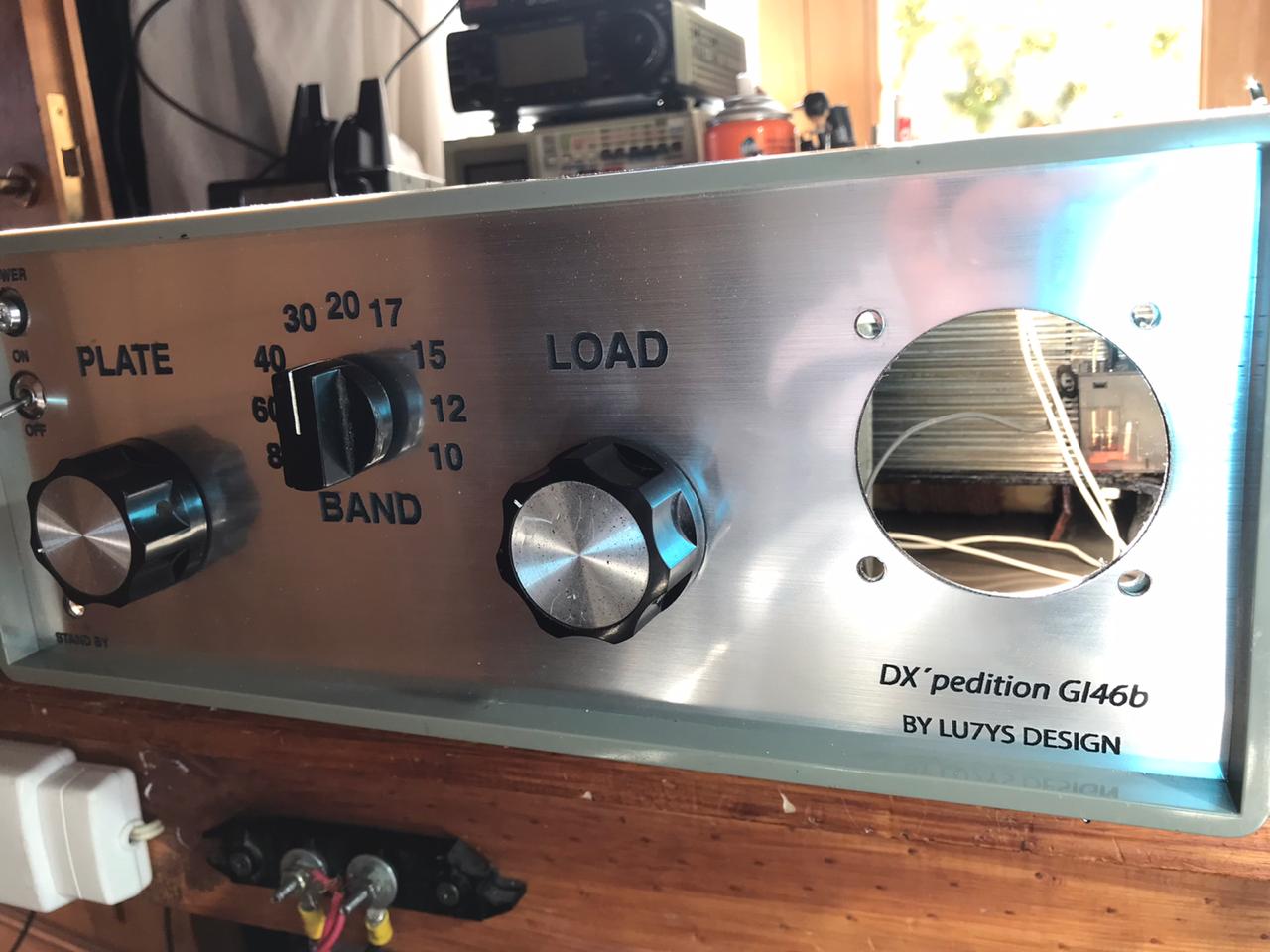 LU7YS Sergio Landoni, : Single GI46B "DX´pedition" HF linear amplifier