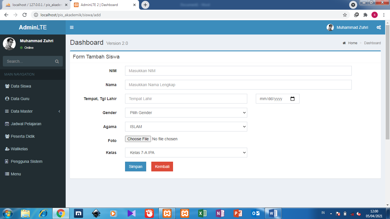 Source code sistem informasi fitness berbasis web login Source code sistem informasi fitness berbasis web login