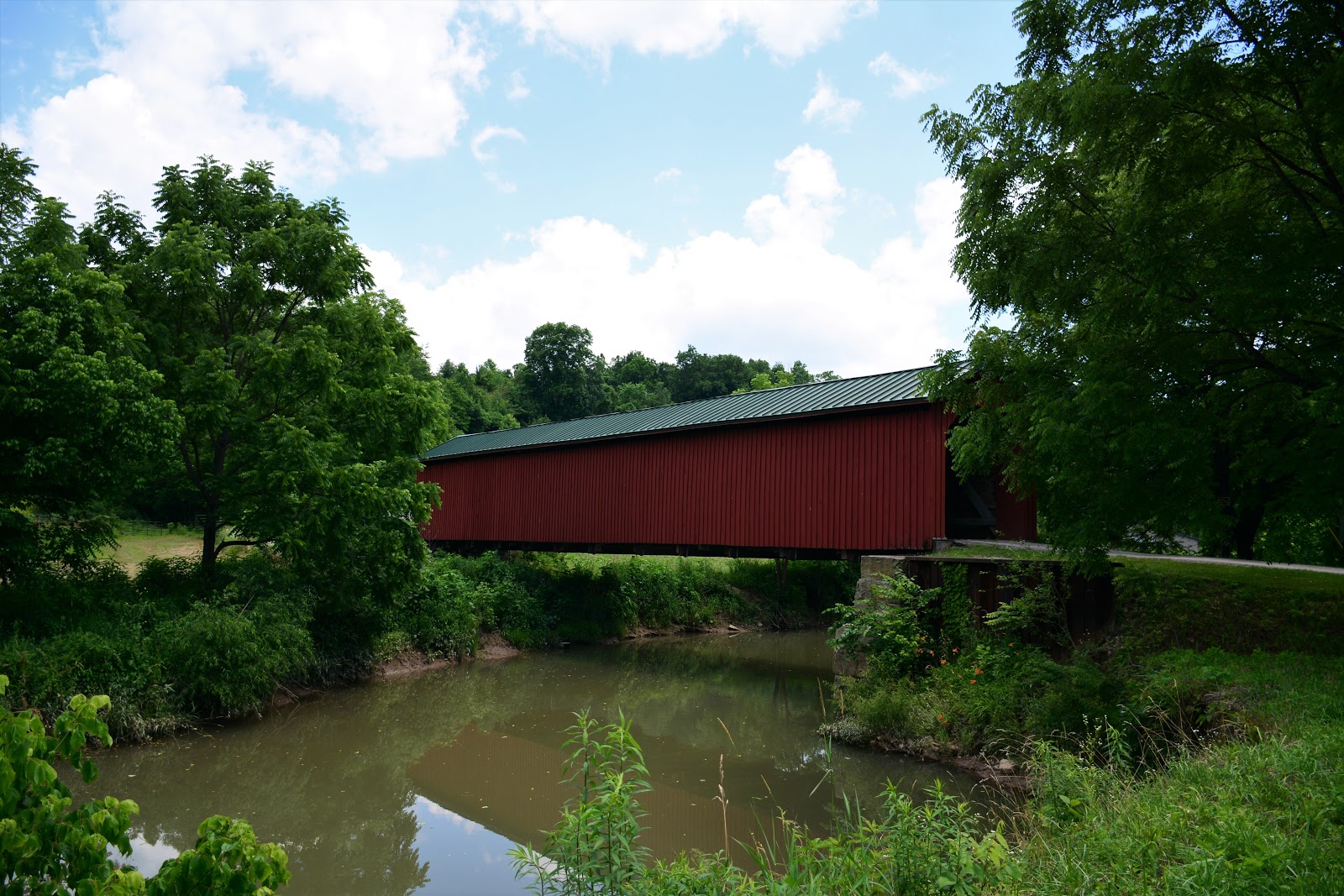 COVERED BRIDGES IN OHIO + FOREAKER/WEDDLE COVERED BRIDGE GRAYSVILLE