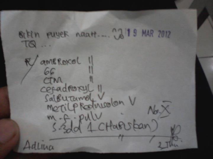 For Samsi Istilah Dalam Resep Dokter