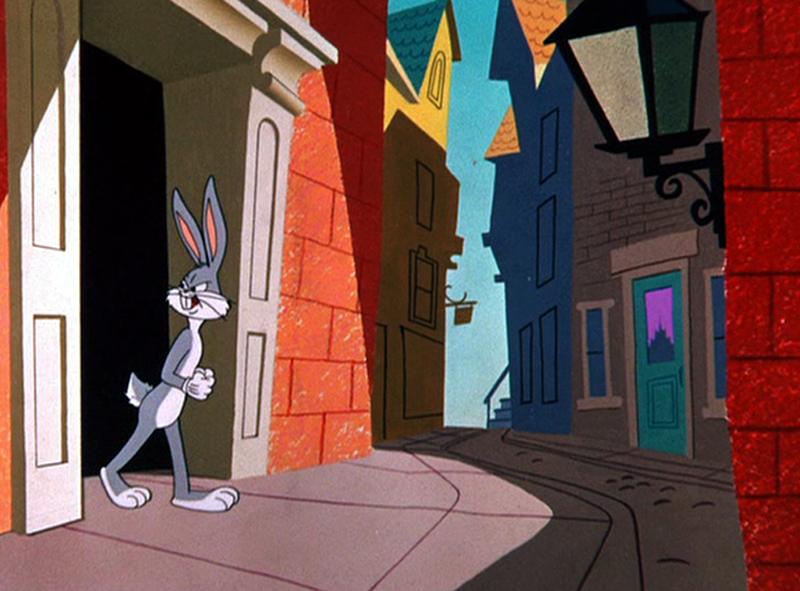 13 LOONEY TUNES / Bugs Bunny In "Hyde And Hare" 1955