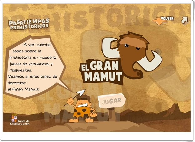 "El Gran Mamut" (Juego de Prehistoria)