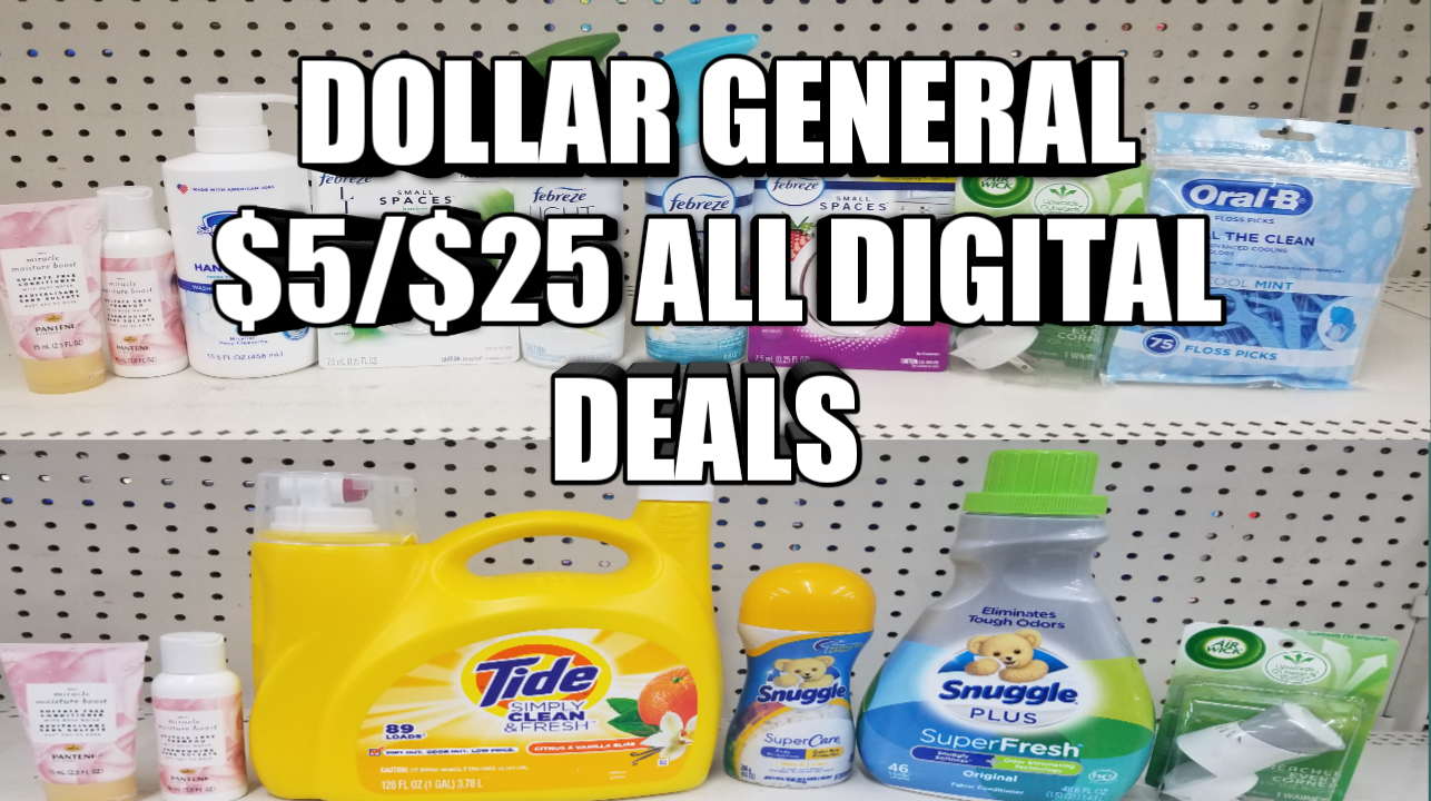 DOLLAR GENERAL 5/25 ALL DIGITAL DEALS
