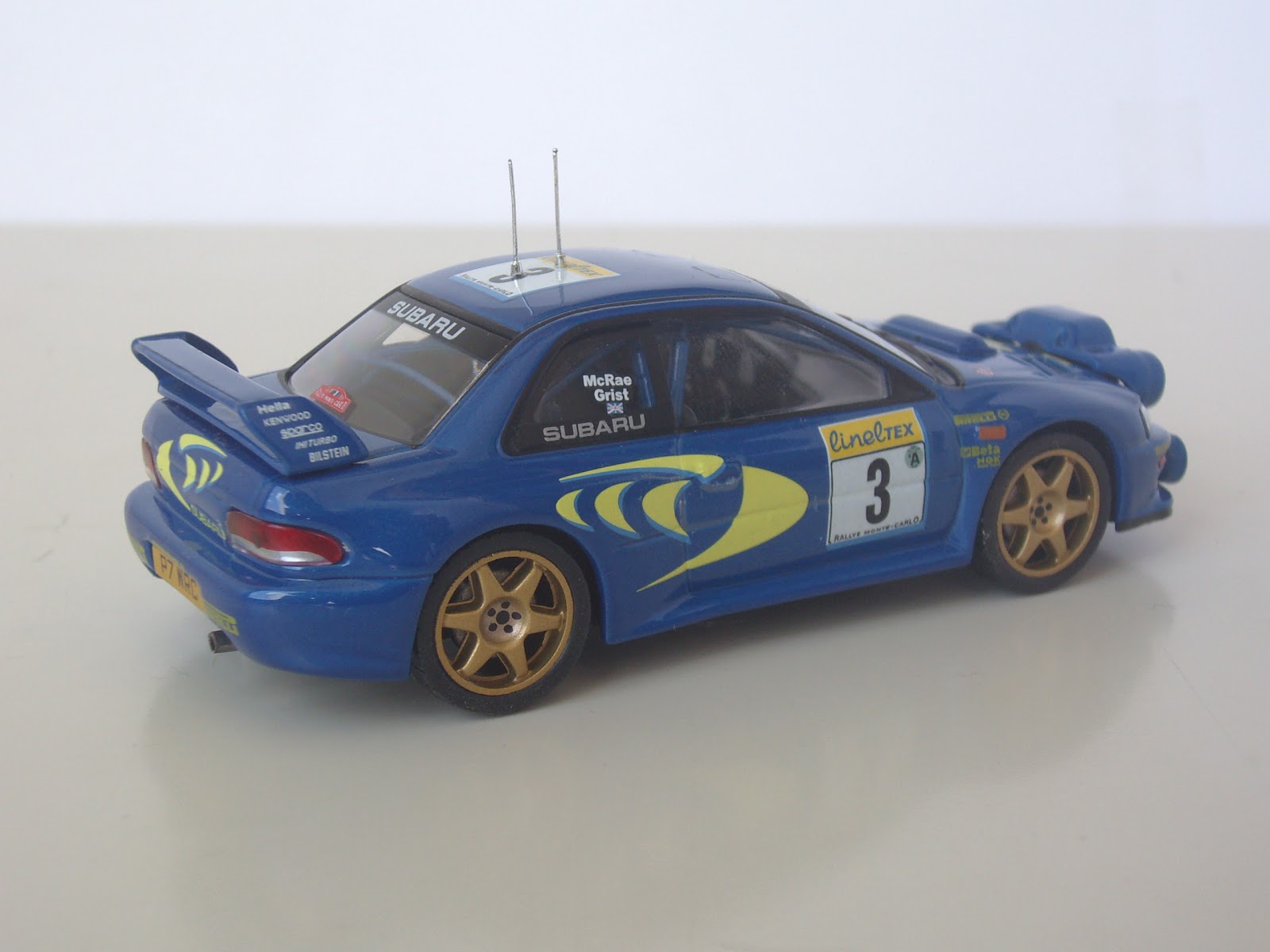 Máquinas à Escala Subaru Impreza WRC, Rally (1998) 1/43