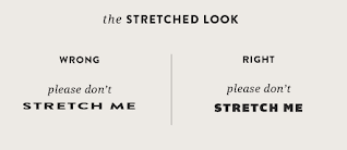 تجنب امتداد الخطوط Avoid Stretching Fonts