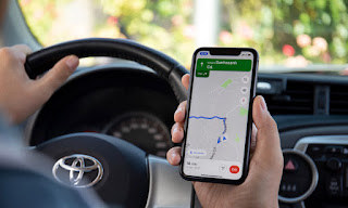 Menggunakan Google Maps di dalam Mobil
