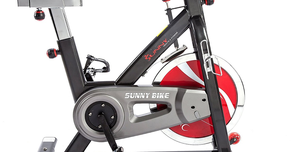 Sunny Health & Fitness Indoor Cycle Trainer 49 lb. Flywheel Health