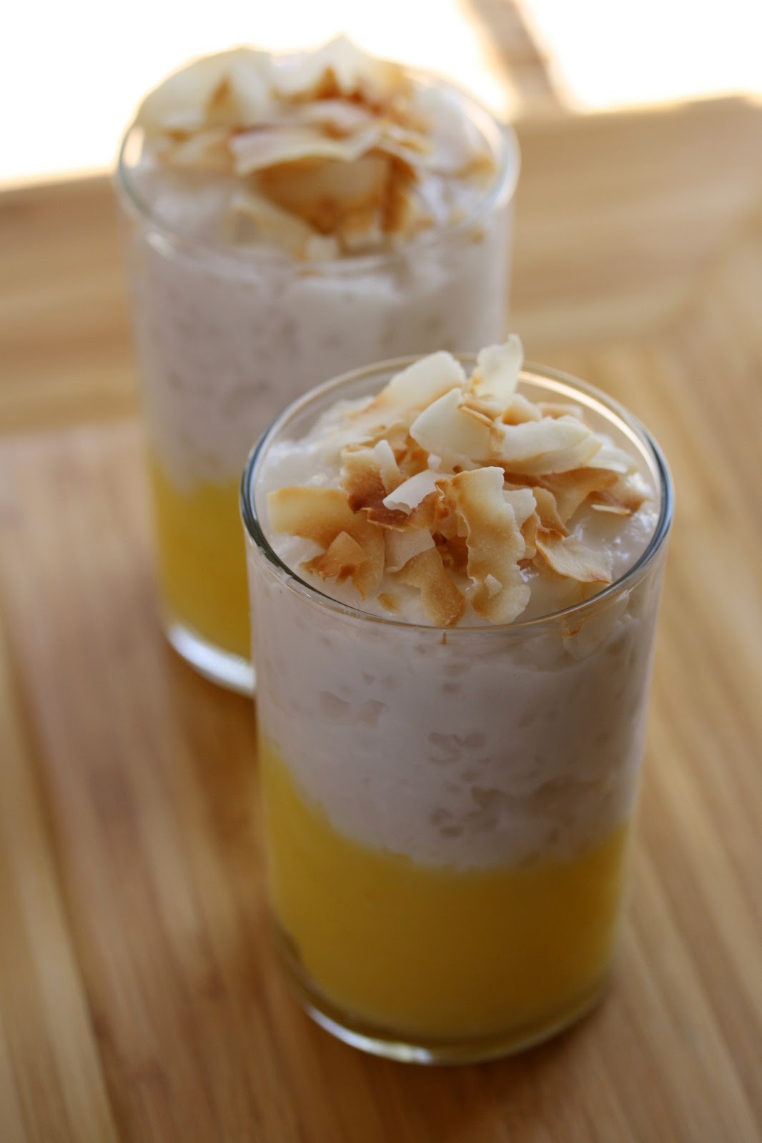 Coconut Tapioca with Lemon Curd Saving Room for Dessert