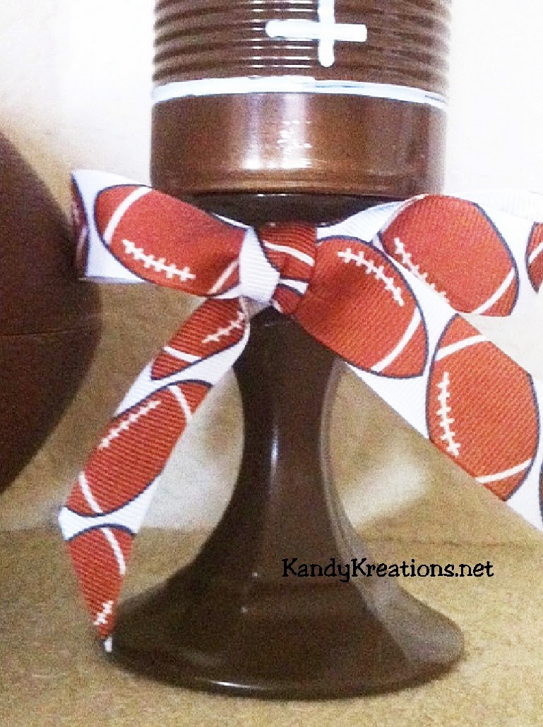 DIY Party Mom How to Make Easy Football Candlesticks for Your Football