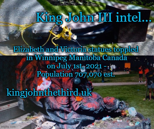 Indie Media East Coast Marker July 1st on Canada Day Statues of