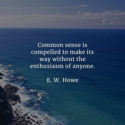 Common sense quotes that will explain its significance