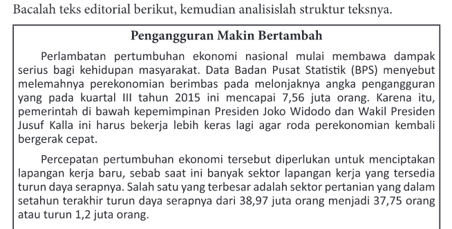 Kunci Jawaban Bahasa Indonesia Kelas 12 Teks Editorial - 38+ Kunci