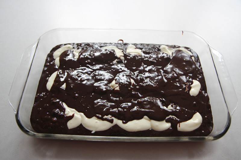 Eat Well, Live Happy Ghirardelli Cream Cheese Swirl Brownies