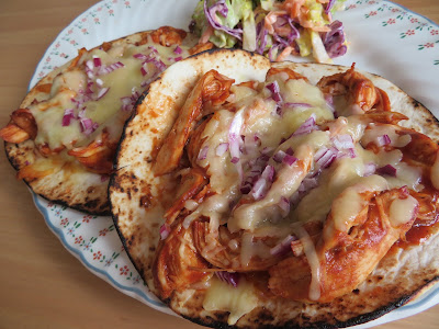 BBQ Flat Chicken Tacos for Two