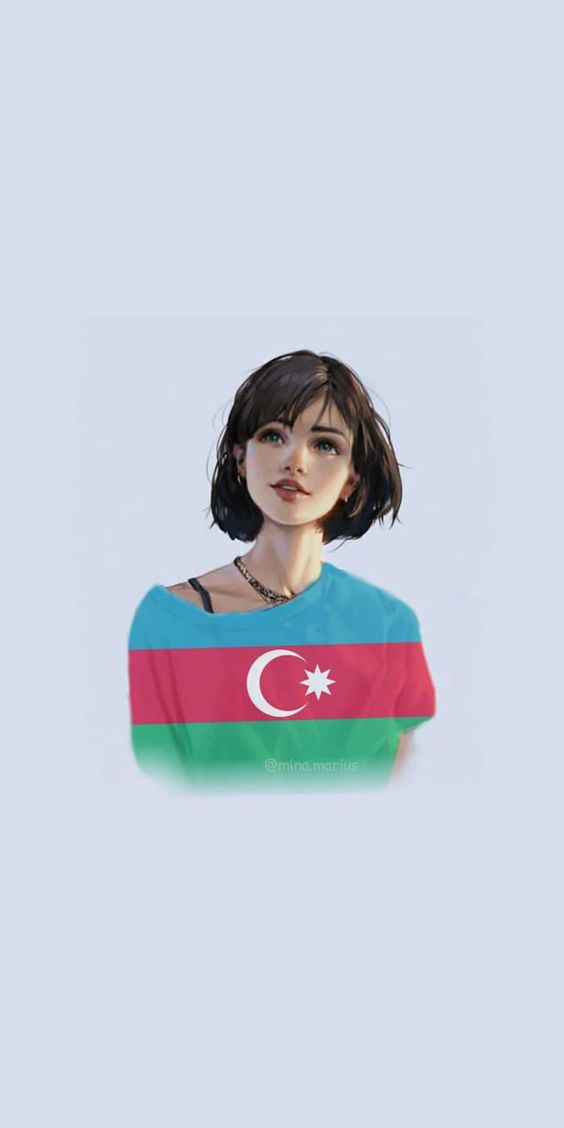 Azerbaycan Cumhuriyetinin Devlet Bayrağı Gününe Özel Profil Ve Kapak Fotoğrafları.  Bayanlar İçin