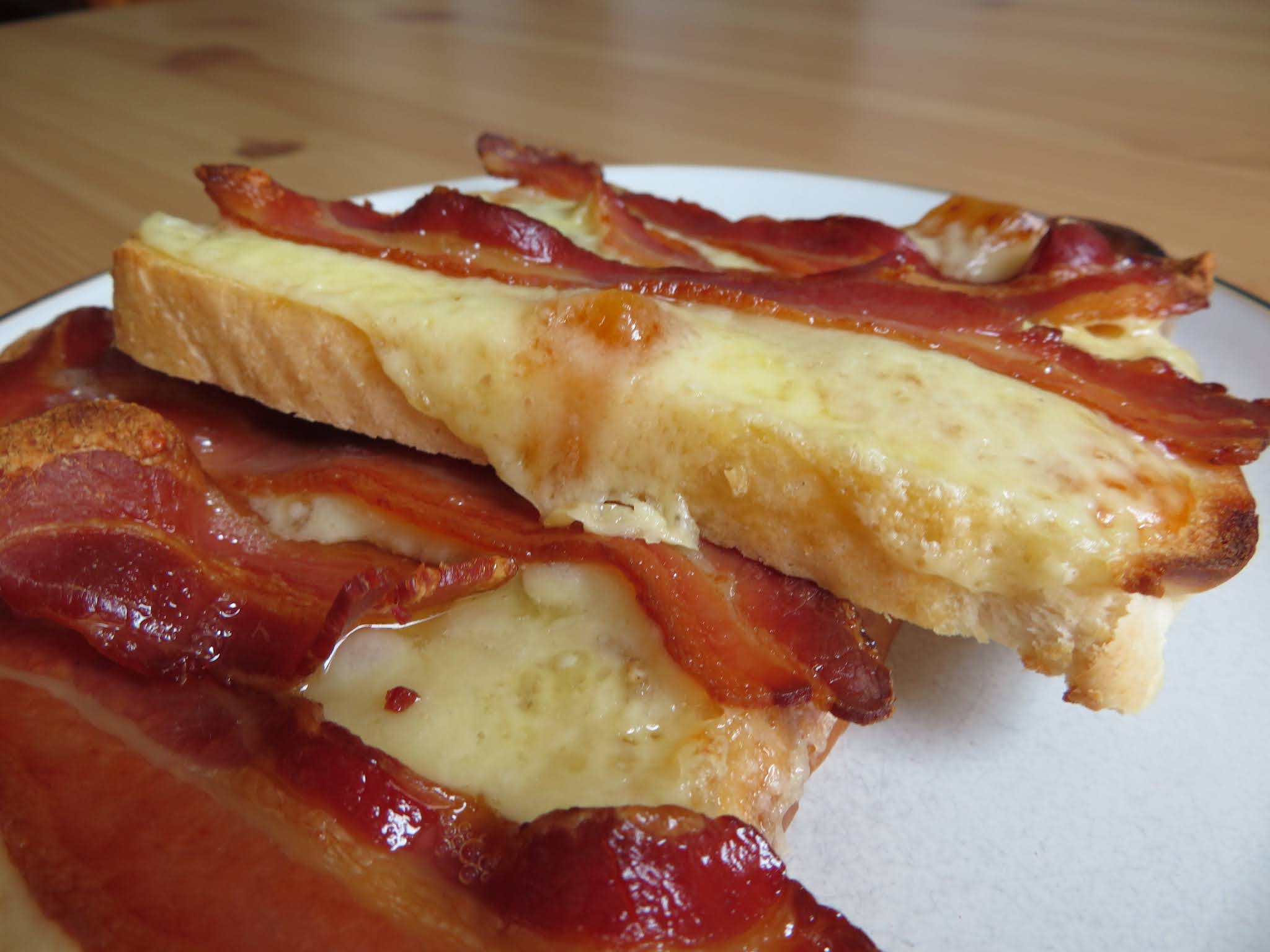 Bacon & Cheese On Toast The English Kitchen