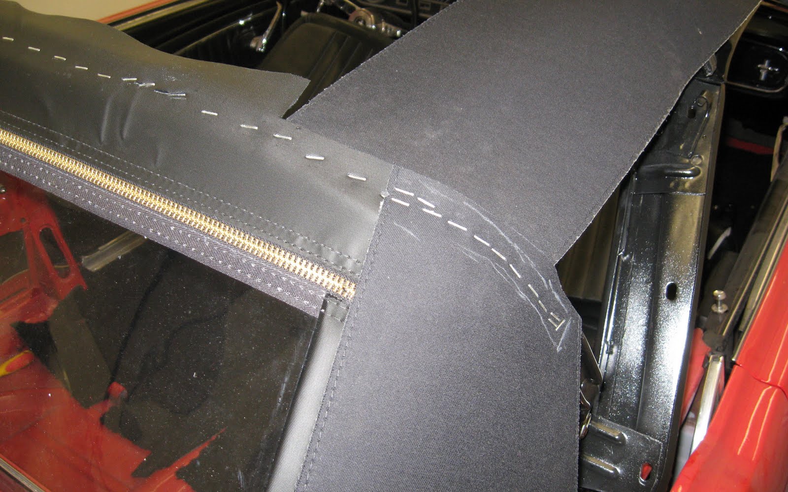 Restoration of a 1965 Mustang Convertible Top Replacement Part III