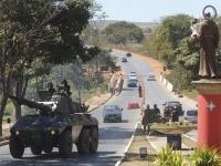 Tanques do exército no Entorno de Brasília