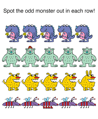 illustration of monster puzzle