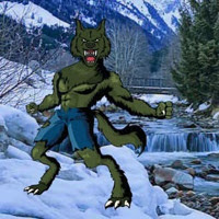 Play  WowEscape Snow Land Wolf Man Escape