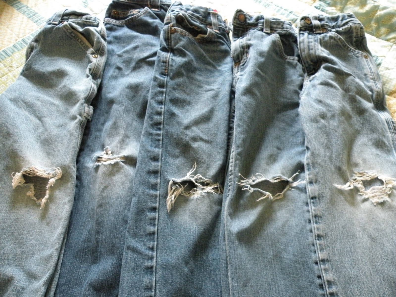 Breathing New Life Into Worn Out Jeans