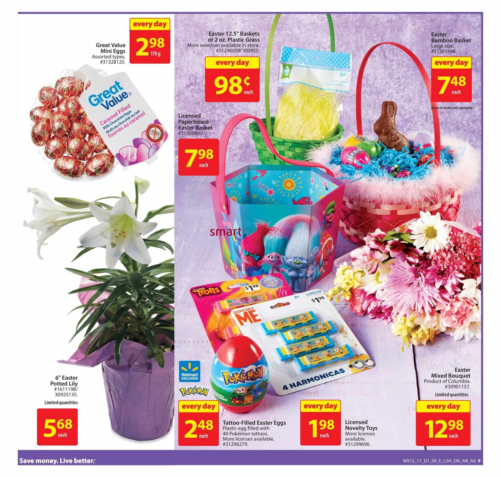 grocery flyers walmart flyer saskatoon april 13 to 19 walmart weekly flyer groceries